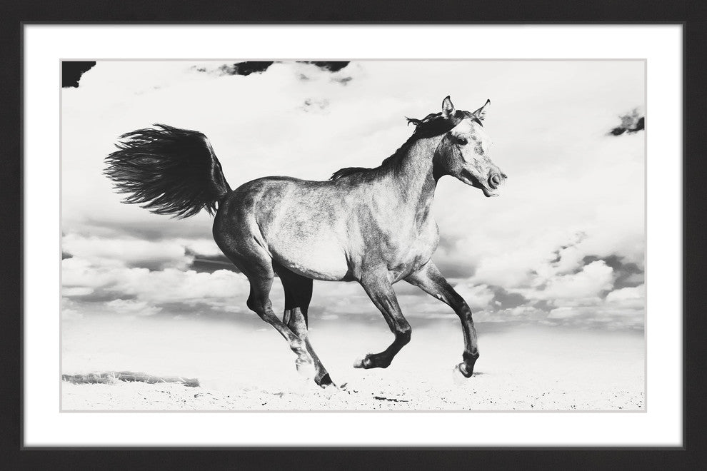 Marmont Hill, "Horse Dance" Framed Painting Print, 45x30