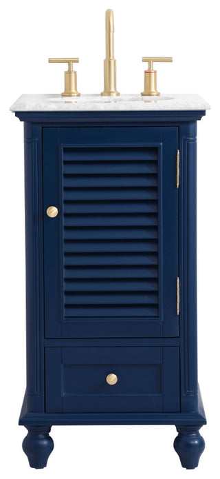 Home Living 19" Single Bathroom Vanity, Blue