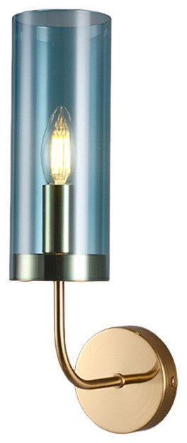 Creative Wall Lamp in European Style for Living Room, Bedroom, Blue