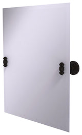 Frameless Rectangular Beveled Edge Tilt Mirror, Oil Rubbed Bronze