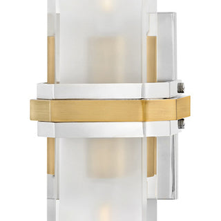 Hinkley Kipton Large Sconce, Polished Nickel