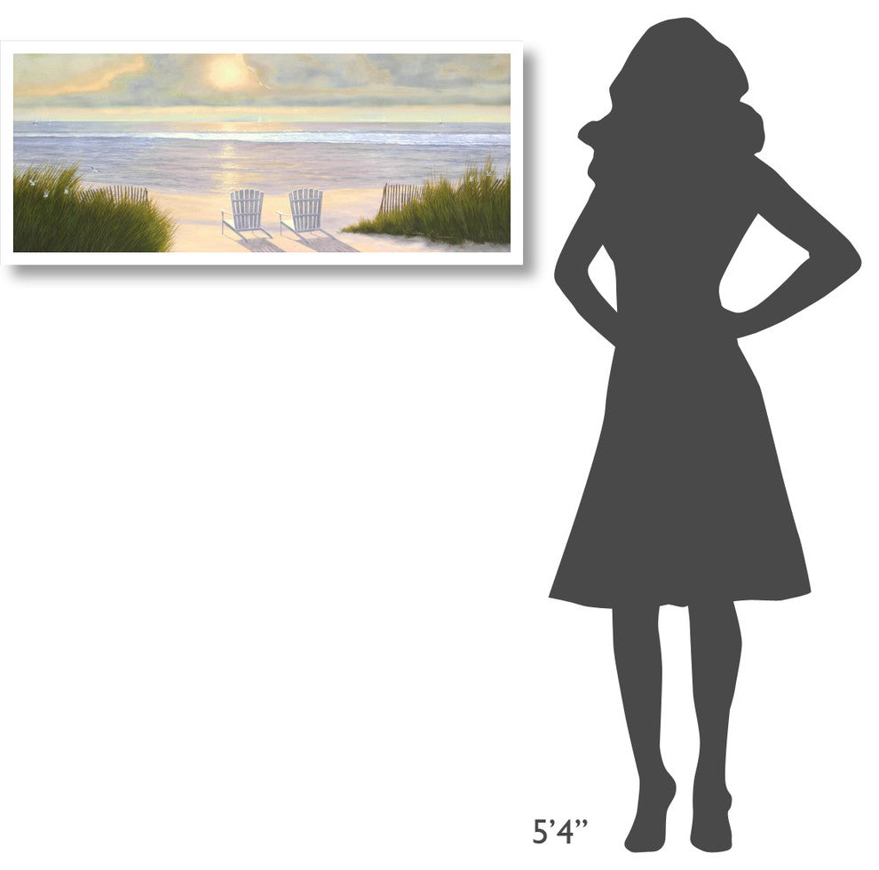 "Two by Two" Digital Paper Print by Diane Romanello, 42"x18"