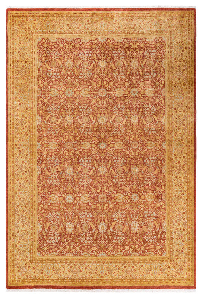 MOGUL, Hand Knotted Area Rug 9' 1" X 6' 1"