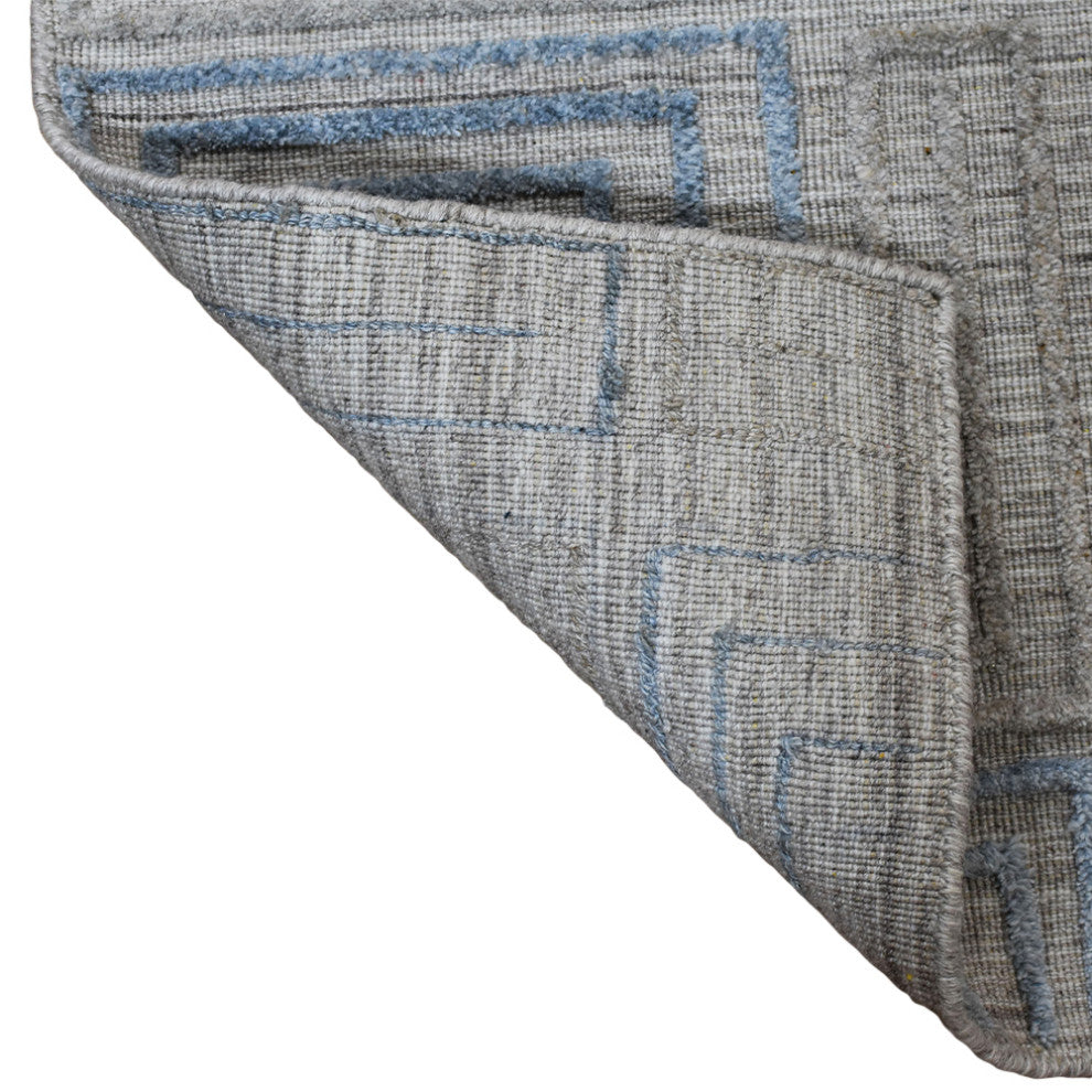 HAND WOVEN FLAT WEAVE KILIM POLYESTER RUGS -Rectangle,Ivory Multicolor,Geometric, [Rectangle] 5'x8'