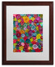 Hello Angel ''Autumn Jewels'' Art, Wood Frame, White Mat, 20x16
