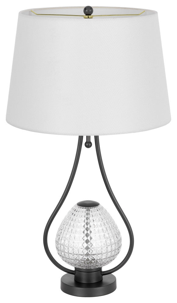 Forssa 30" Height Charcoal Black Metal Table Lamp