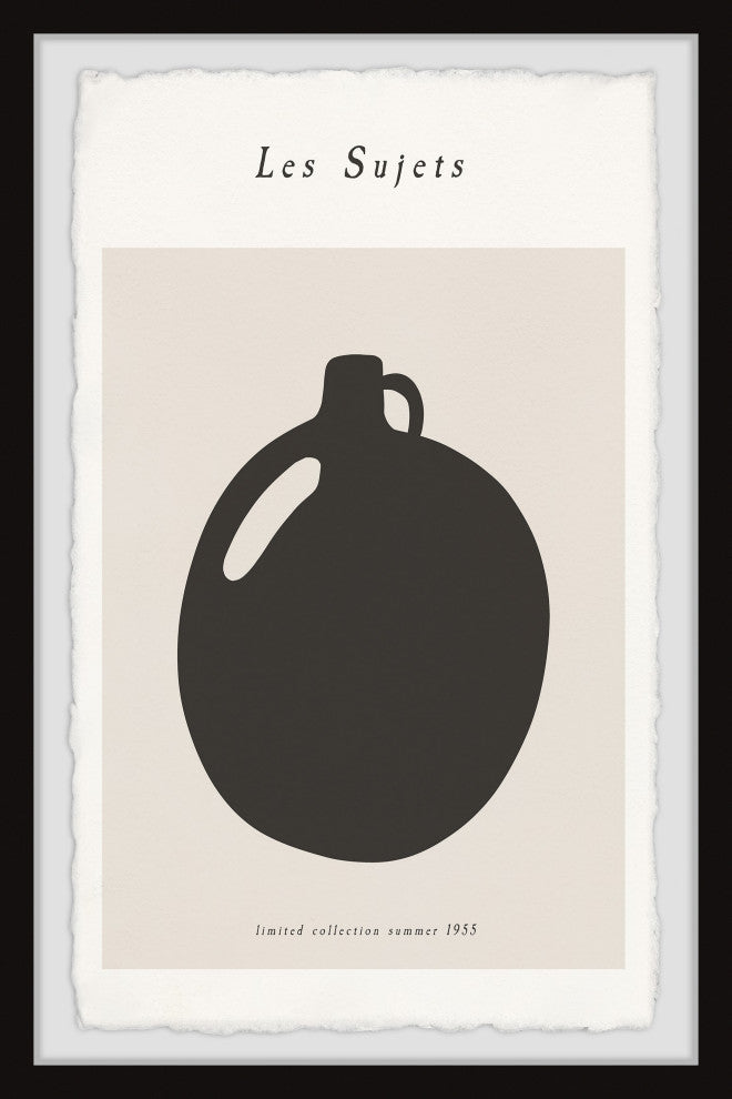 "Les Sujets" Framed Painting Print, 16x24