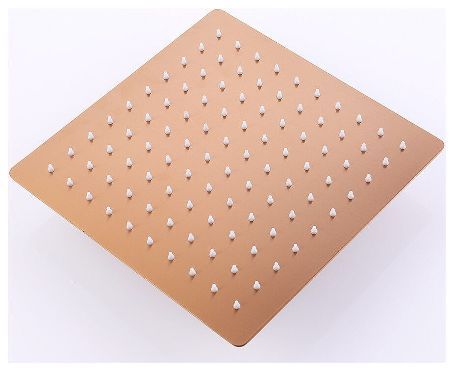 Wasser™ Rose Gold Complete Shower System With Bathtub Filler