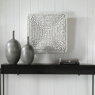 Uttermost PortSide White Wood Wall Panel