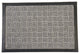 Rubber-Cal "Wellington" Rubber Backed Carpet Mat - 4 x 6 feet - Gray