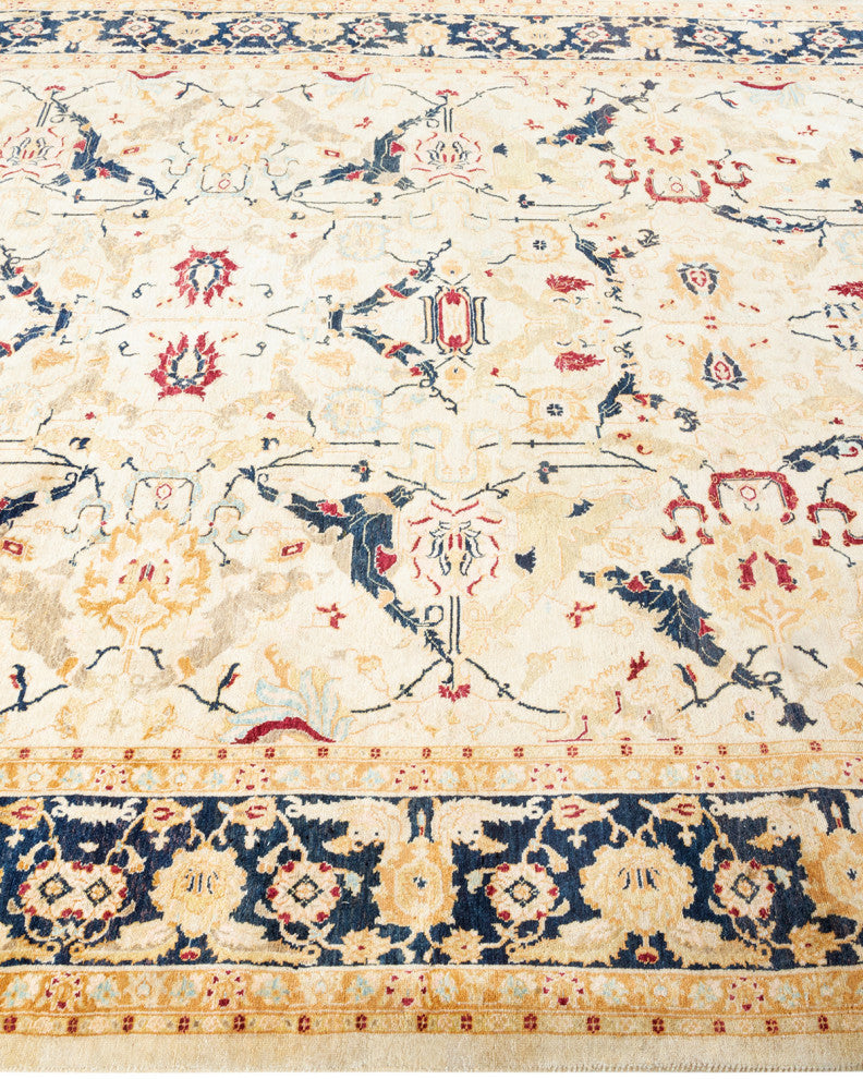 MOGUL, Hand Knotted Area Rug 13' 7" X 6' 2"