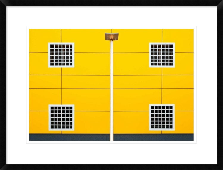 "Four Square" Framed Digital Print by Linda Wride, 30x23"
