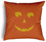 Halloween JackoLanternRight Accent Pillow with Removable Insert, Nutmeg, 20"x20"