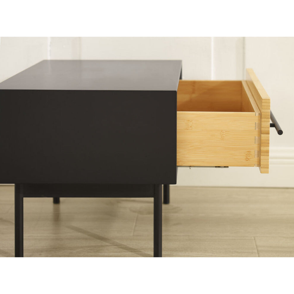 Greenington Santa Cruz 1 Drawer Nightstand | Wheat