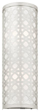 Brushed Nickel Fretwork, Ornamental, Transitional, Sophisticated Sconce