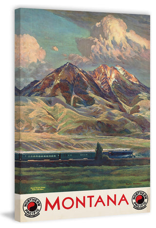 "Montana" Painting Print on Wrapped Canvas, 16"x24"
