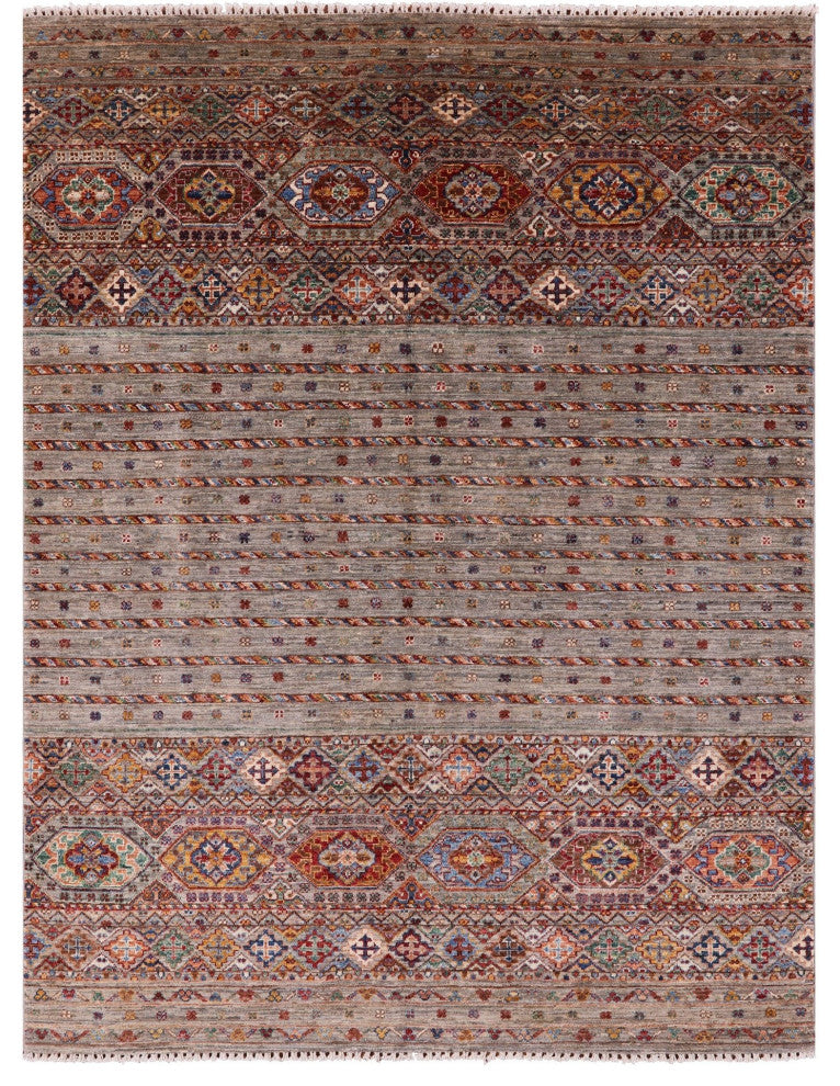 Khorjin Super Kazak Handmade Rug 5' 1" X 6' 8" Q10767