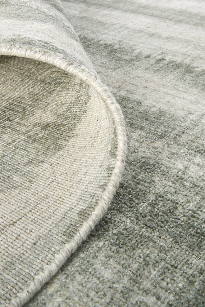 Weave & Wander Malana Handwoven Graident Rug, Green, 2'x3'