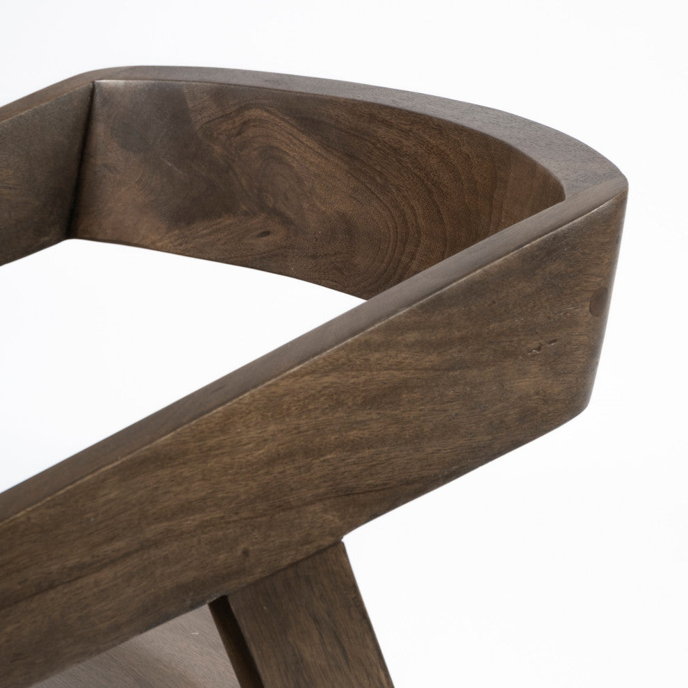 Nicholas Medium Brown Solid Wood Dining Chair