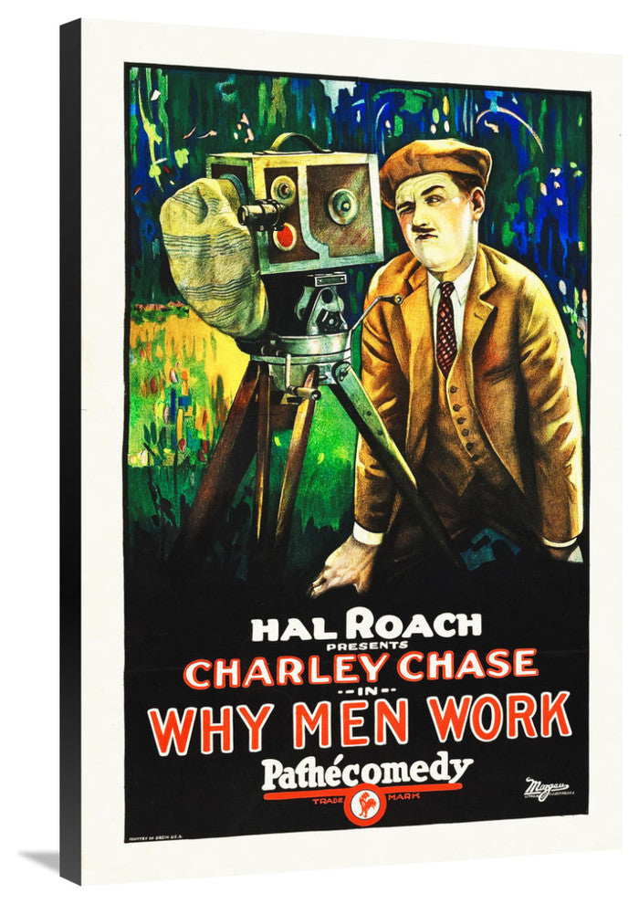 "Why Men Work" Stretched Canvas Giclee by Hollywood Photo Archive, 24x36"