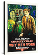 "Why Men Work" Stretched Canvas Giclee by Hollywood Photo Archive, 24x36"