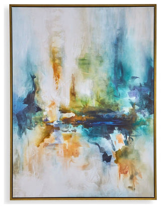 Uttermost 32322 Excursion 56" x 42" Framed Abstract Painting - Multicolored