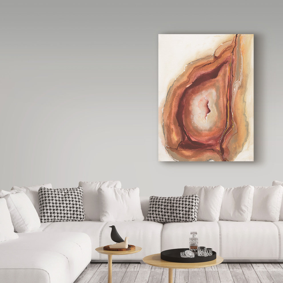 Chris Paschke ''Watercolor Geode V'' Canvas Art, 24"x18"