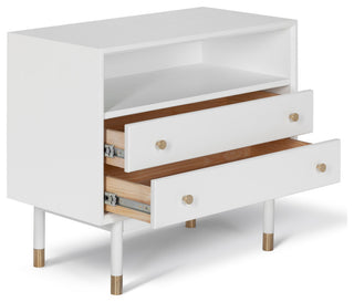 Lala Large Side Table, Satin White