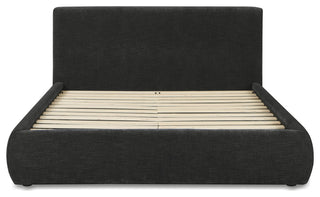 Isla Upholstered Bed, Charcoal, Queen