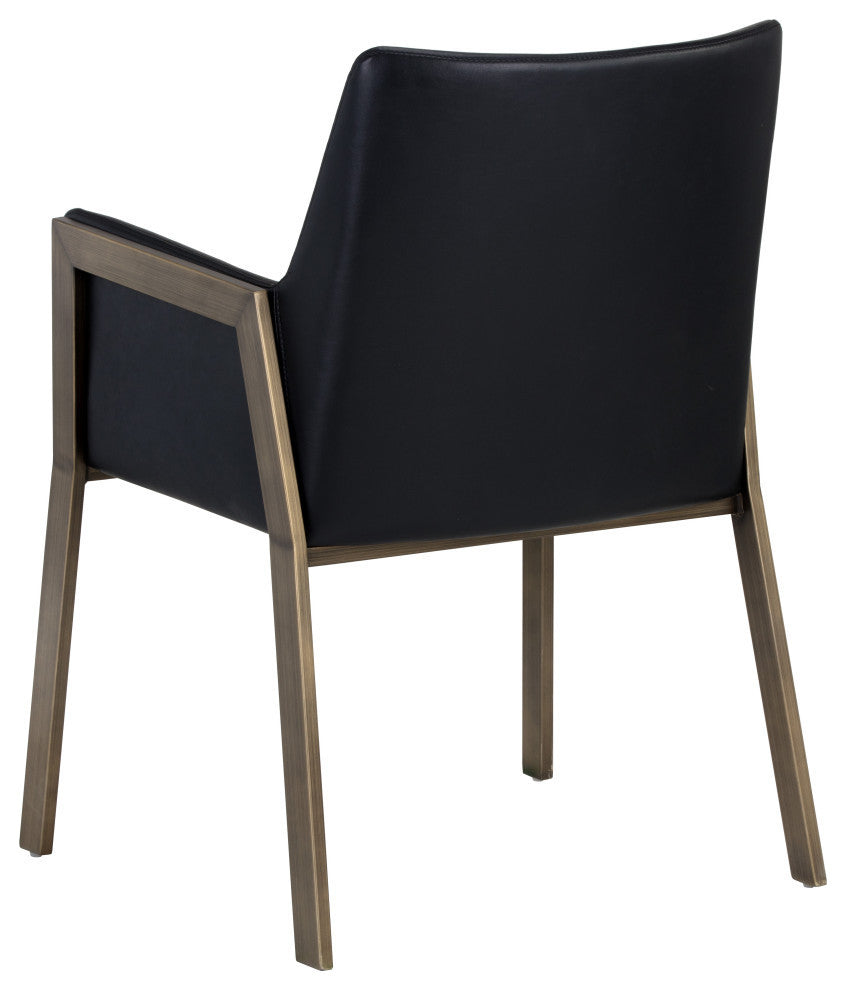 Bernadette Dining Armchair, Bravo Black