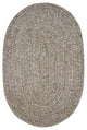 Homespice Decor Slate Indoor/Outdoor Braided Rug 20"x30" Oval