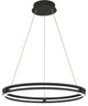Quoizel PCGVS2824MBK LED Pendant, Matte Black Finish
