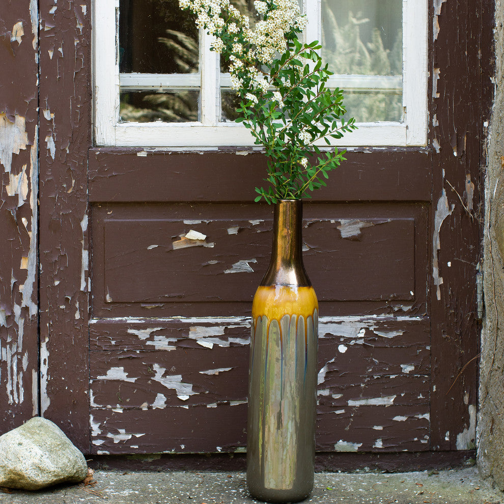 Claybarn Patina Sienna Bottle Vase