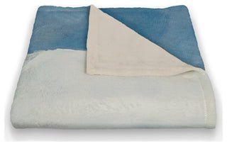 Painted Beach Umbrellas 50x60 Throw Blanket