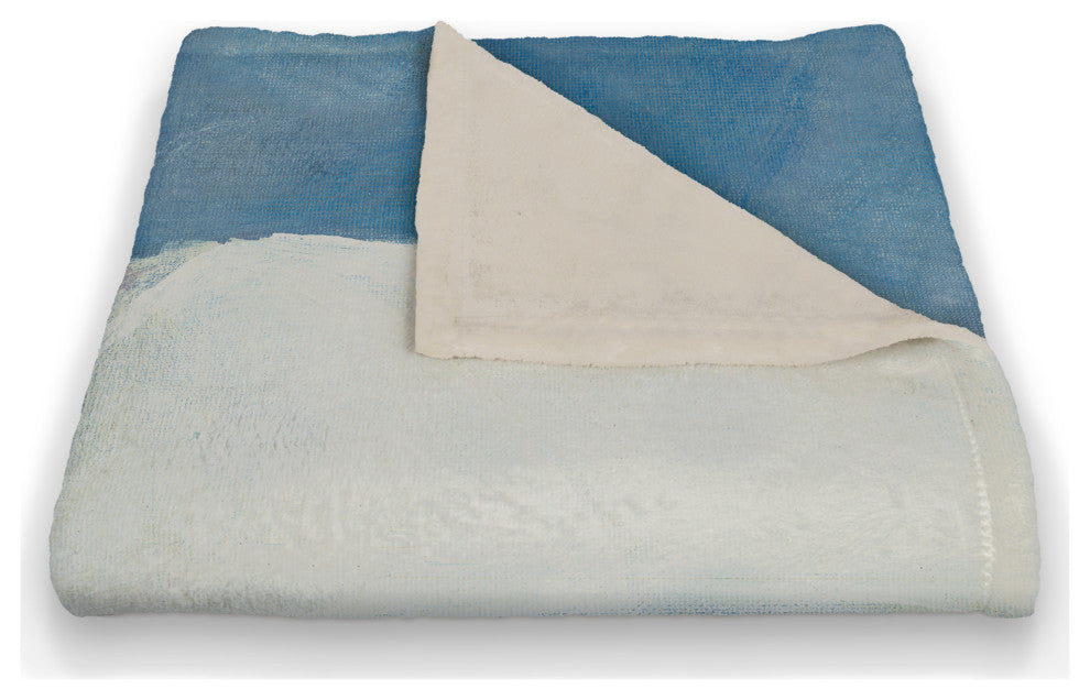 Painted Beach Umbrellas 50x60 Throw Blanket