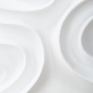 Uttermost 04368 Snowdrift 15" x 15" Sculptural Wall Panels - Set - White