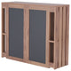Vessa Contemporary Chalkboard Server Buffet, Distressed Walnut