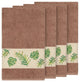 Zoe 4 Piece Embellished Bath Towel Set
