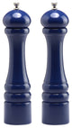 Chef Specialties Pro Series Pepper and Salt Mill Set, Blue, 10"