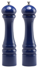 Chef Specialties Pro Series Pepper and Salt Mill Set, Blue, 10"