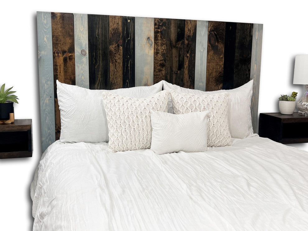 Handcrafted Headboard, Hanger Style, All Terrain Mix, California King
