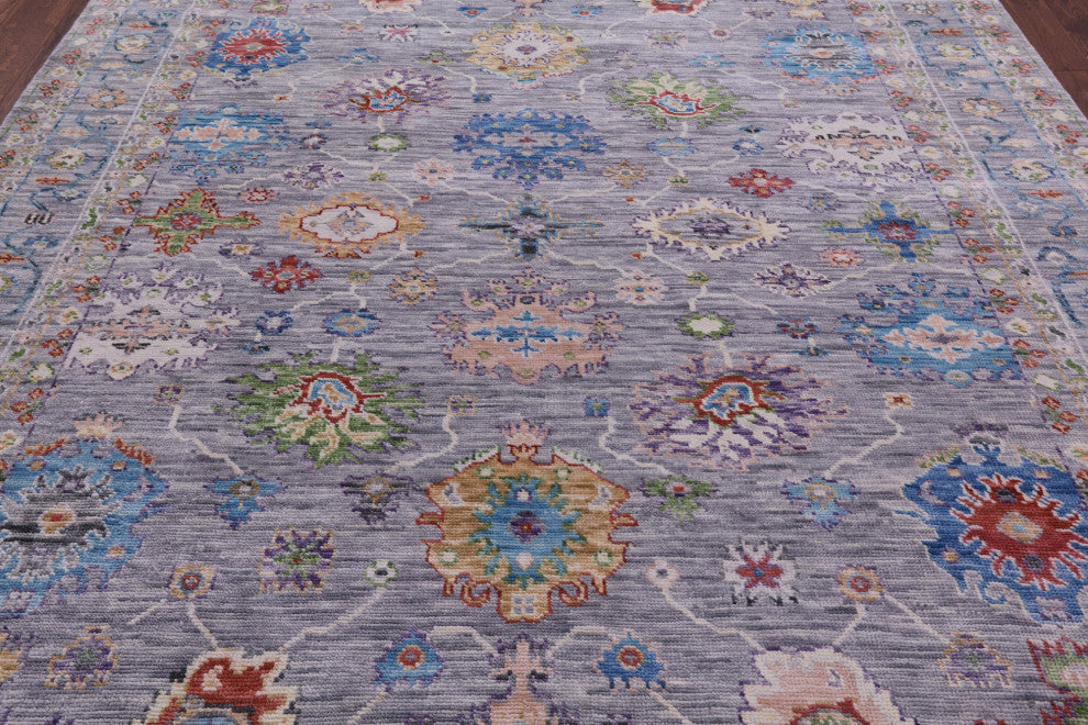 8' 4" X 9' 11" Turkish Oushak Handmade Wool Rug - Q15607