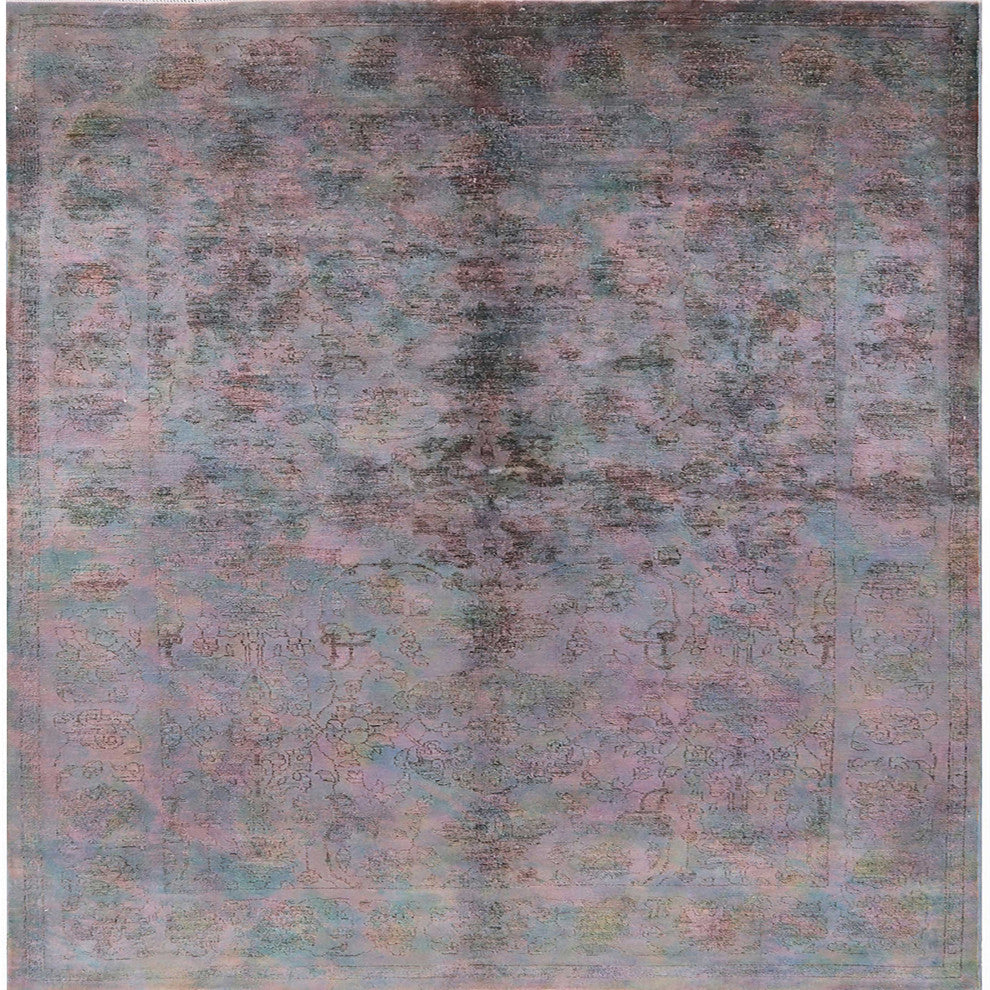 Ahgly Company Indoor Square Mid-Century Modern Area Rugs, 3' Square