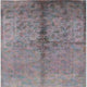 Ahgly Company Indoor Square Mid-Century Modern Area Rugs, 3' Square
