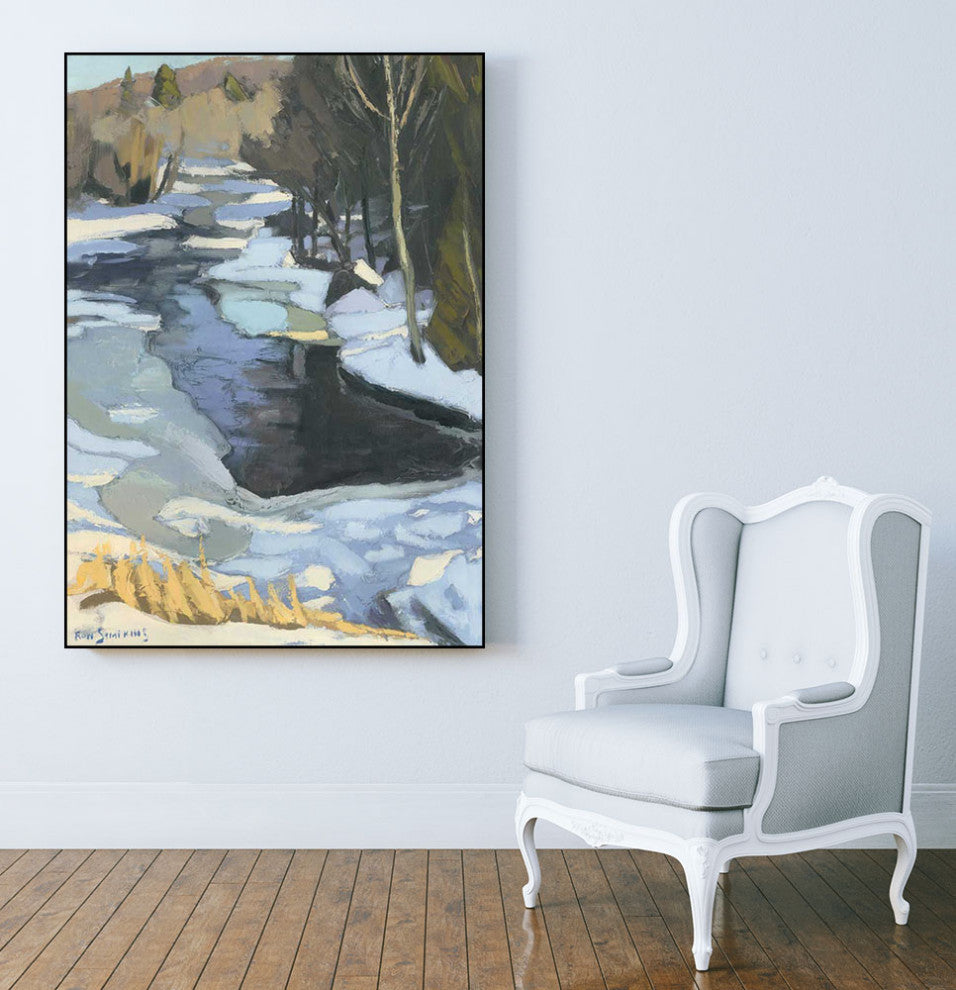 "Blue Shadows" CF Print, 30"x40"