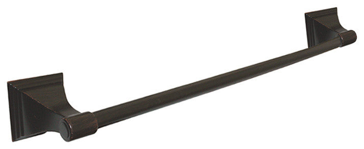 eBuilderDirect Bathroom Accessories, Dark Oil Rubbed Bronze, 18" Towel Bar