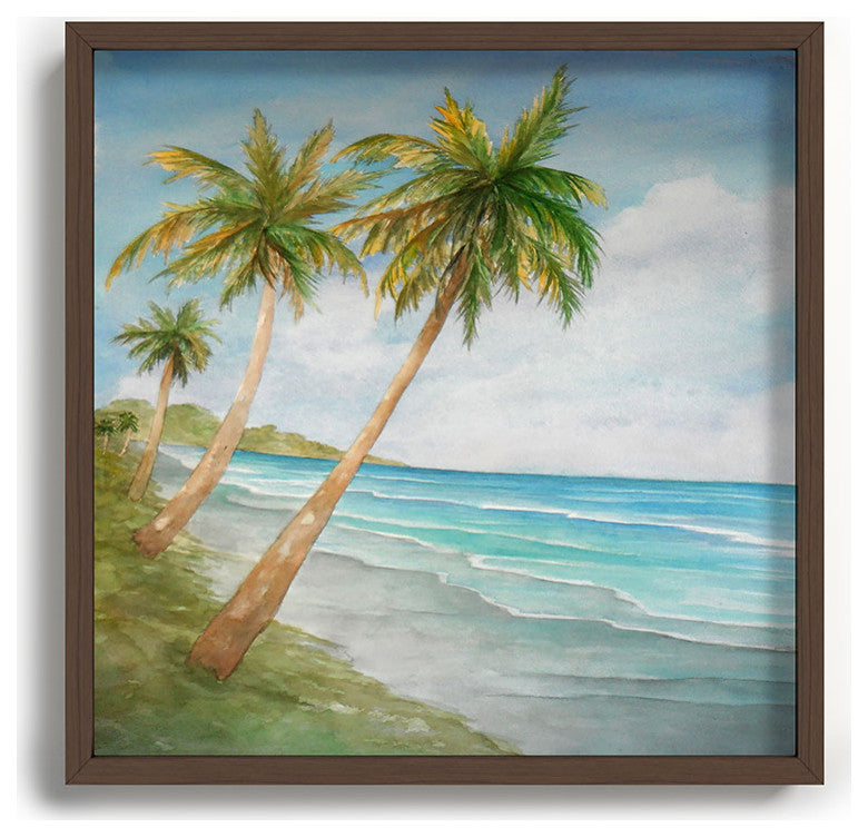 Rosie Brown Swaying Palms Recessed Framing Square