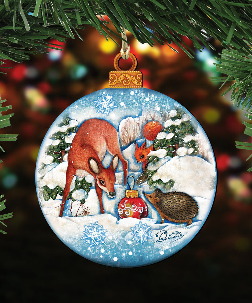 Forest Friends Ball Ornament