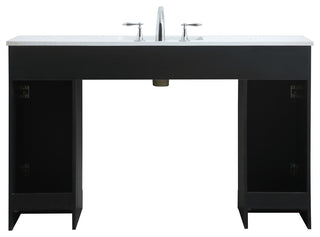 54" ADA Compliant Bathroom Vanity, Black