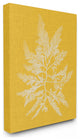 Coral Seaweed Yellow White Beach Design, 24"x30", Canvas Art